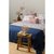 Комплект постельного белья из сатина с принтом 'Воздушный цветок' из коллекции Prairie, 150х200 см - Tkano