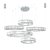 10135/5 Chrome Подвесной светильник LOFT IT Crystal ring - Loft It