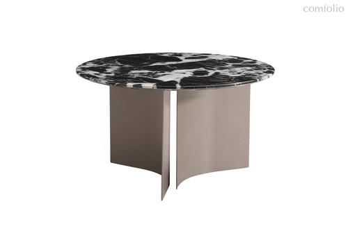 Стол журнальный черный d70x40см - Garda Decor