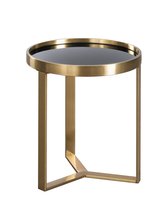 Чёрный приставной столик Ульм - Louvre Home