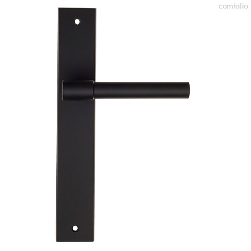 Дверная ручка на планке Fratelli Cattini "UNA" PL08-NM матовый черный - Fratelli Cattini