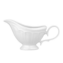 Соусник 220 мл 19,8x8 см h10,4 см с ручкой фарфор Bella