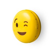 Таймер механический Emoji Wink, цвет желтый - Balvi