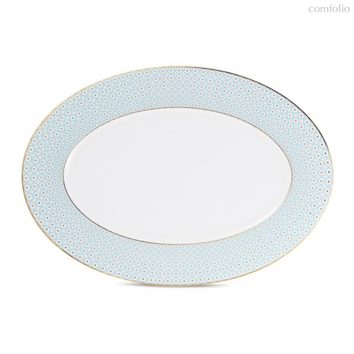 Блюдо овальное Decor de table Бирюза 30 см, фарфор костяной - Decor De Table