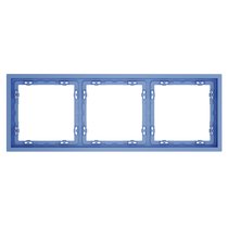 Рамка пластиковая VOLTUM S70 на 3 поста, деним - Voltum