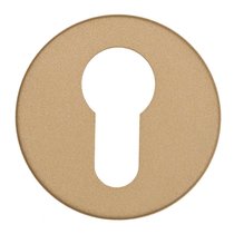 Накладка под цилиндр на круглом основании Fratelli Cattini CYL 7FS-BS матовая латунь 2 шт.