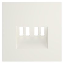 Накладка для розетки акустической 4-местной , S70 хлопок - Voltum