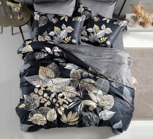 Комплект постельного белья CA-7-751 Дуэт Сатин печатный с наволочками 70х70х2шт.+ 50х70х2шт. - АльВиТек