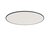 LED Disco светильник накладной, 48Вт, D600хH25мм, 4260Лм, 3000К, IP20, Ra80, черный RAL9005, блок питания в комплекте - Donolux