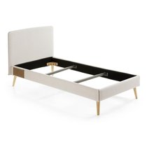Кровать Lydia 90х190 бежевая - La Forma