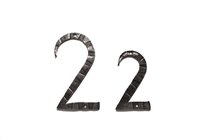 Кованая цифра 2 15 см - Covali