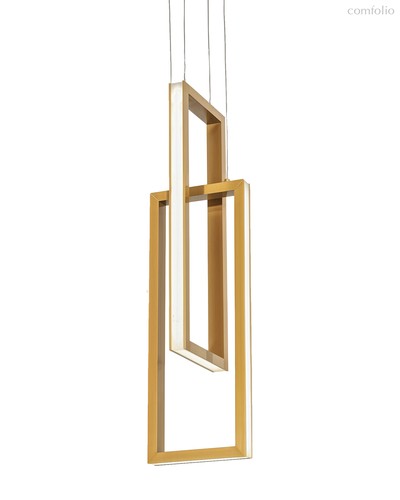 Золотой светодиодный подвес Ульрих, цвет белый - Louvre Home