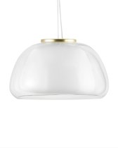 Золотистый светильник Матс с прозрачным плафоном