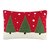 Подушка вязаная с новогодним рисунком Festive Wood из коллекции New Year Essential, 40x60 см - Tkano