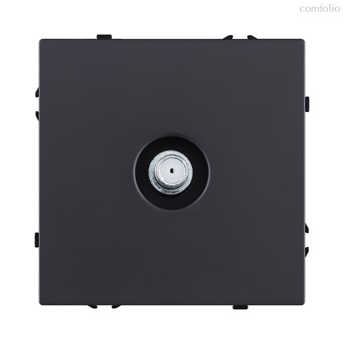 Розетка TV, черный матовый Kollinger Eclipse EC-020BK - Kollinger