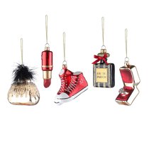 Набор ёлочных украшений Vogue из коллекции New Year Essential, 5 шт. - Tkano