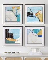 Сет из 4-x картин Lynx, цвет белый - Louvre Home