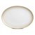 Блюдо овальное Narumi Сверкание топаза 30 см, фарфор костяной - Narumi