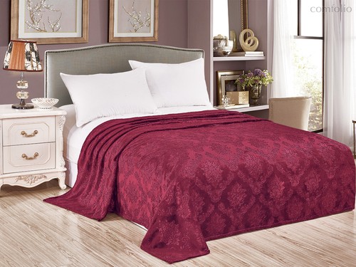 Плед 180/116-pv Венеция 180х200 однотонный с тиснением микрофибра плед AlViTek - АльВиТек