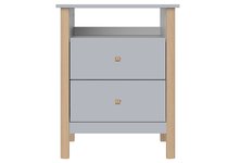 Тумба прикроватная Classic (серый) - Ellipse