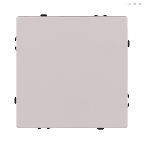 Выключатель кнопочный 1-клавишный 10А/250В, кашемир матовый Kollinger Eclipse EC-006CM - Kollinger