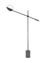 Чёрная напольная лампа Линн, цвет черный - Louvre Home