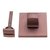 Фиксатор поворотный на квадратном основании Fratelli Cattini WC-8 8FS-CU матовая медь - Fratelli Cattini