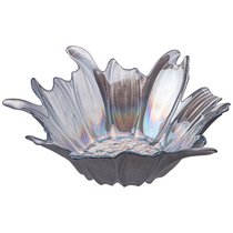 Блюдо Глубокое/Ваза Для Фруктов Beauty Blue-Grey 28см Без Упаковки