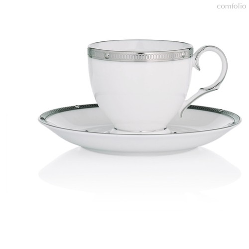 Чашка чайная с блюдцем Noritake "Рочель,платиновый кант" 200мл - Noritake