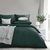 Комплект постельного белья Verossa "Stripe Семейный Dark green", Семейный - Nordtex