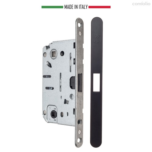 KM.003.CM.A.4.COV.NO Замок межкомнатный магнитный KOBLENZ SPINOFF WC96 с доводчиком NO черный - Koblenz