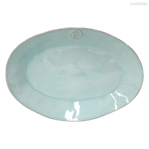 Блюдо овальное Nova Turquoise 40см NOA401-TRQ (NOA401-02409E), цвет бирюзовый, 40 см - Costa Nova