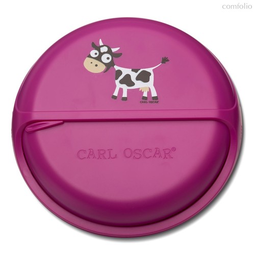 Ланч-бокс для перекусов SnackDISC™ Cow фиолетовый, цвет фиолетовый - Carl Oscar
