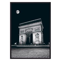Триумфальная арка ночью, 40x60 см - Dom Korleone