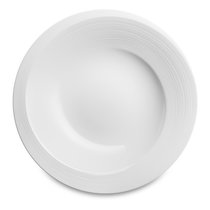 Тарелка суповая Narumi Воздушный белый 23 см, фарфор костяной - Narumi