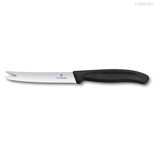 Нож Victorinox для мягких сыров 11 см, волнистое лезвие - Victorinox