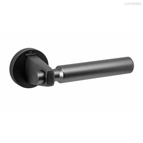 Дверная ручка KNURLINGS HANA SMOOTH, гладкая MP67 антрацит полимер - Cebi