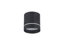 LED Barell светильник накладной, 9Вт, D79хH84мм, 630Лм, 120°, 3000К, IP20, Ra80, PF65, 220-245В, черный RAL9005, источник питания в комплекте - Donolux