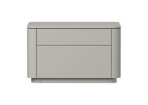 Тумба прикроватная Tammi 2 ящика ширина 60 см (серо-бежевый) - Ellipse