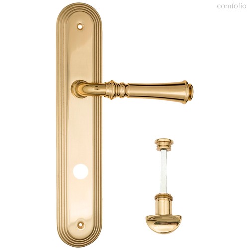 Дверная ручка на планке Fratelli Cattini GRACIA WC-2 PL288-OLV полированная латунь - Fratelli Cattini