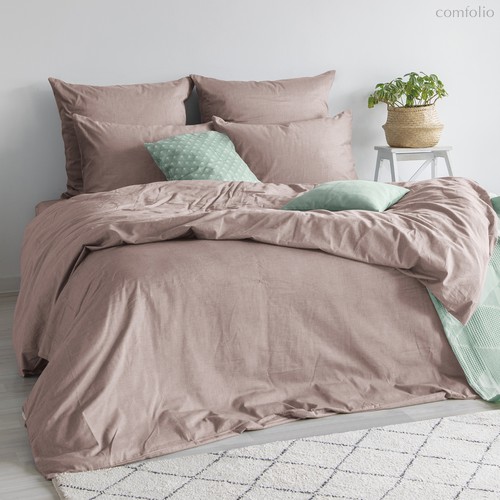 Пододеяльник "Verossa" Melange 200/220 Mokko, 200x220 - Nordtex
