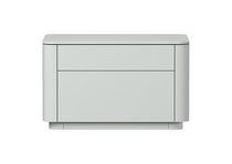 Тумба прикроватная Tammi 2 ящика ширина 60 см (светло-серый) - Ellipse