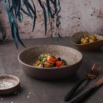 Салатник 800 мл d 19,7 см h5,3 см Brown Untouched Taiga P.L. Proff Cuisine - P.L. Proff Cuisine