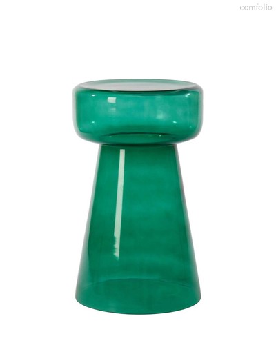 Тёмно-зелёный приставной столик Флумс Ø 30 см - Louvre Home