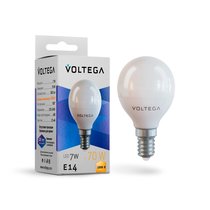 Светодиодная лампа шар 7Вт 3000K E14 180° - Voltega