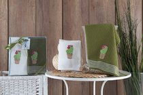 Салфетки вафельные "KARNA" ANEMONE 40x60 см 1/2 - Bilge Tekstil