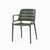 Обеденный стул Robyn c подлокотниками, цвет зеленый - Cosmo