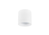 LED Barell светильник накладной, 9Вт, D79xH74мм, 630Лм, 120°, 3000К, IP44, Ra80, PF65, 220-245В, белый RAL9003, источник питания в комплекте - Donolux