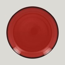 Тарелка круглая RAK Porcelain LEA Red 27 см (красный цвет) - RAK Porcelain