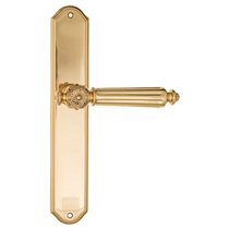 Дверная ручка на планке Fratelli Cattini TORCELLO PL02-OLV полированная латунь - Fratelli Cattini